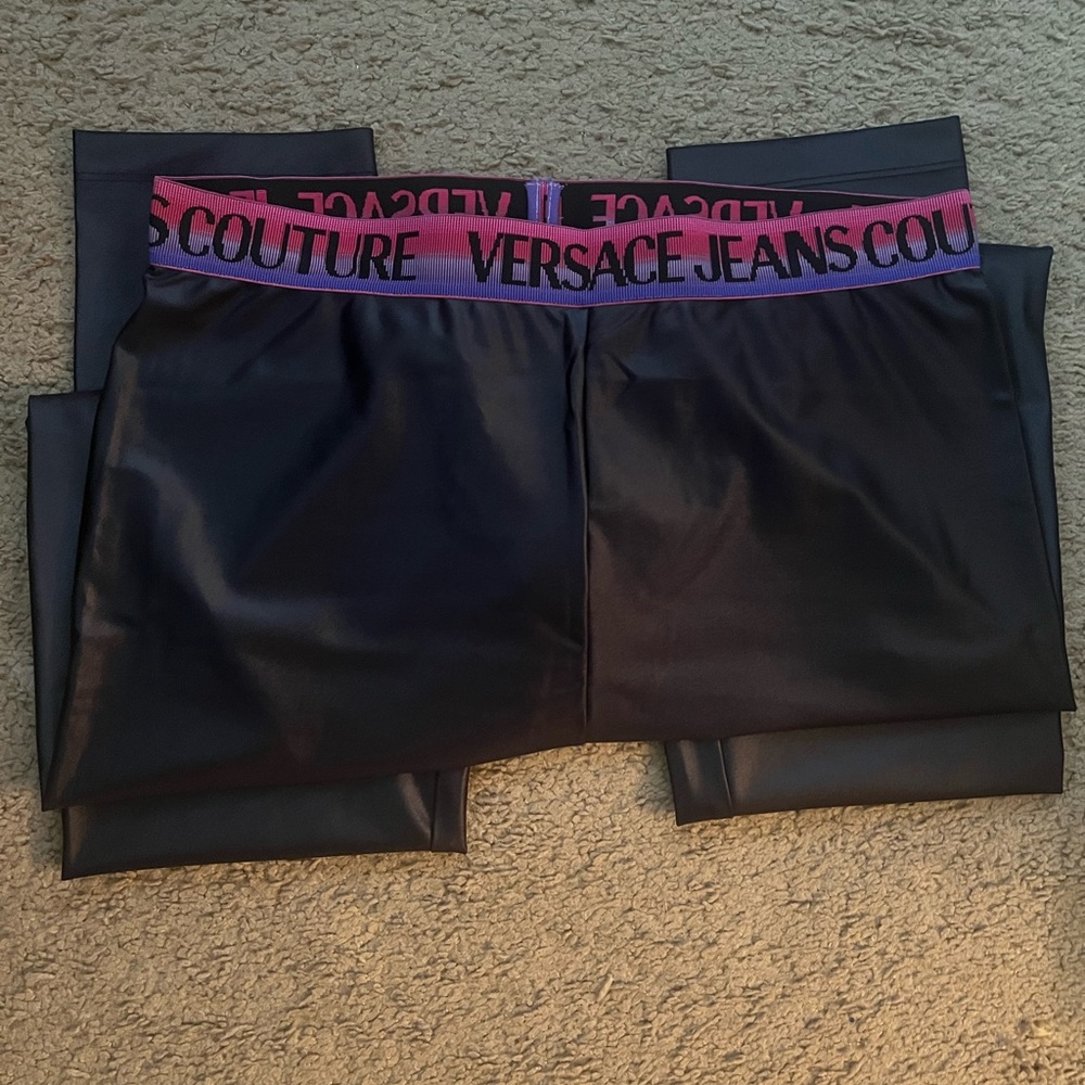 Versace Jeans Collection Black Leggings